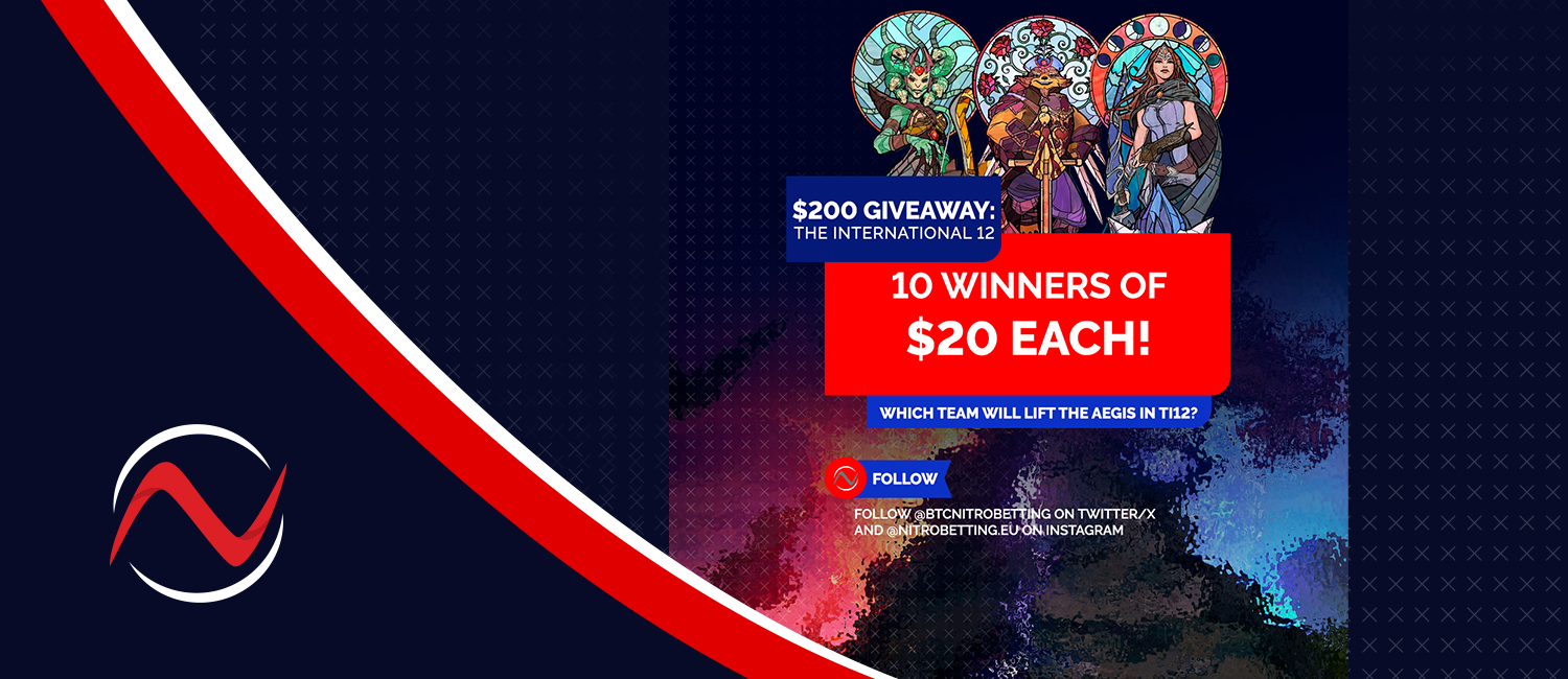 DOTA 2 The International 12 $200 Giveaway on X/Twitter and Instagram