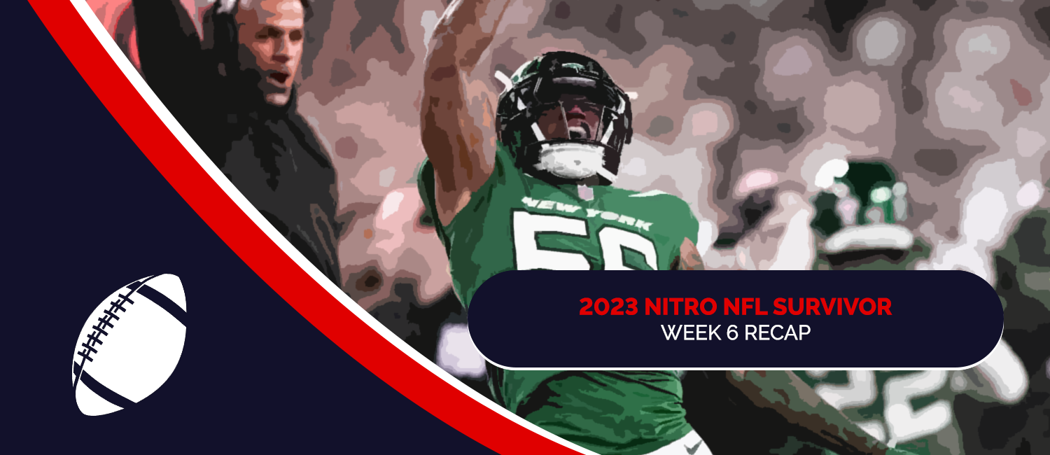 2023 Nitro NFL Survivor Pools Week 6 Recap