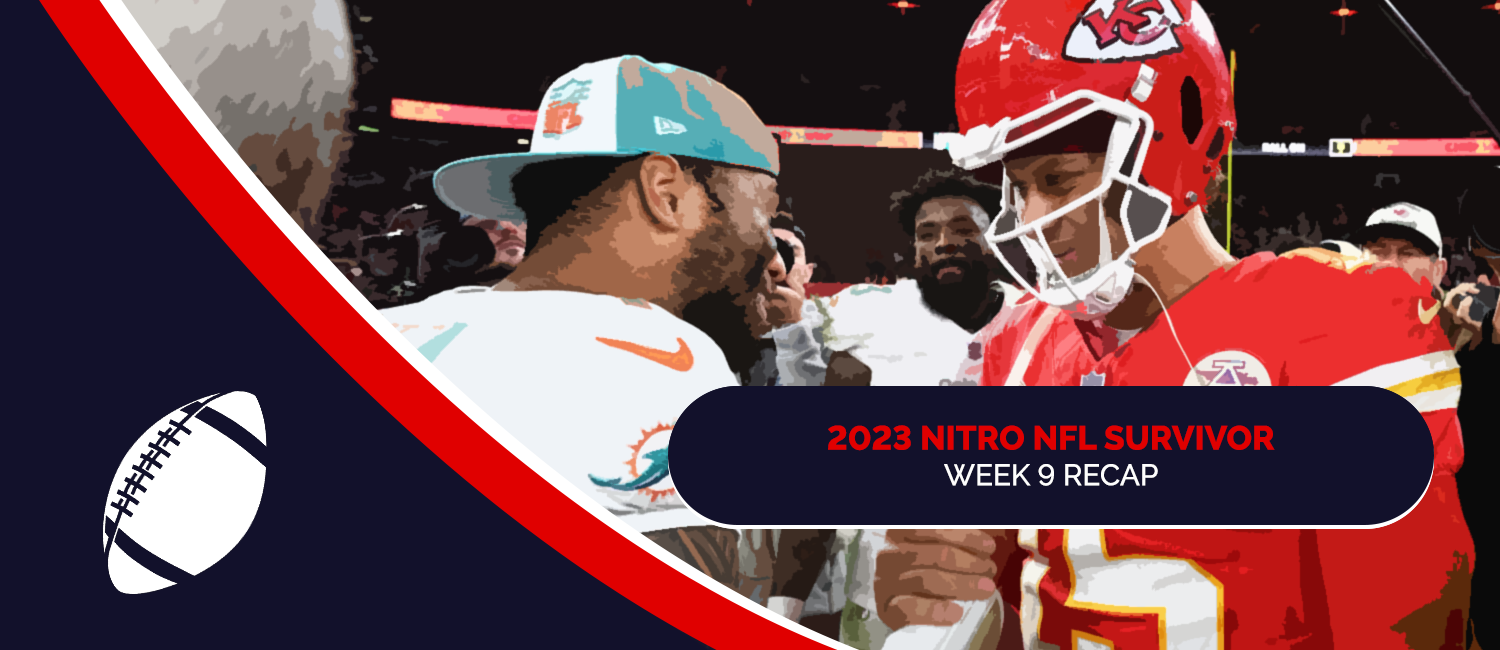 2023 Nitro NFL Survivor Pools Week 9 Recap